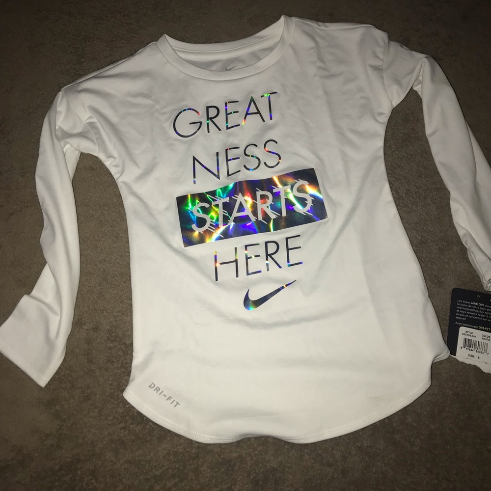 Nike toddler dry fit shirt size 6 NWT
